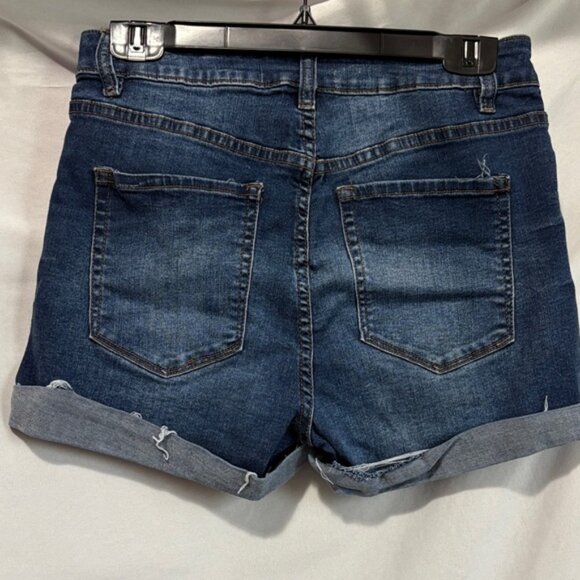 Streetwear Society Dark Blue Jean Shorts - Picture 2 of 4
